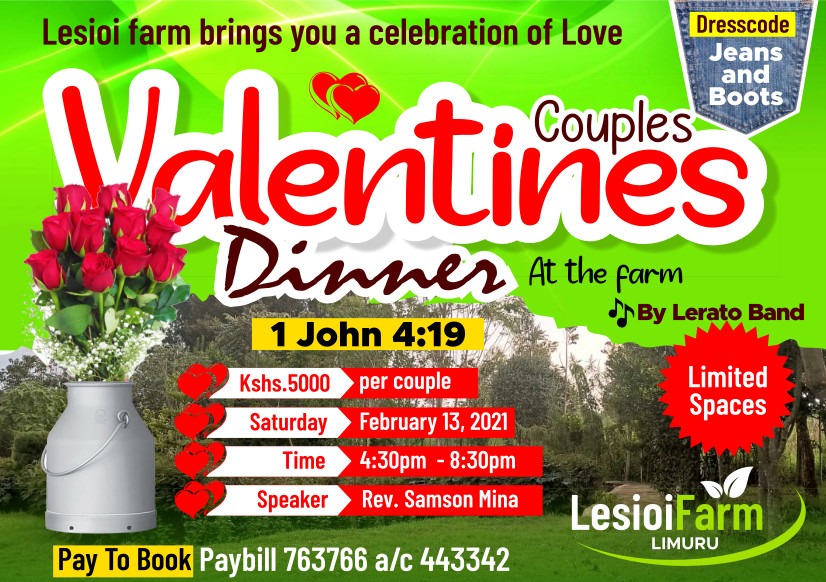 Couple's Valentines Dinner at the Farm